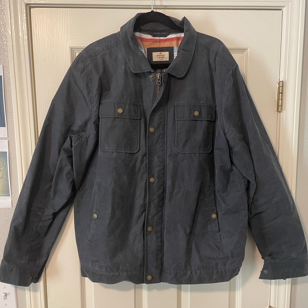 Marine Layer Waxed Canvas Jacket